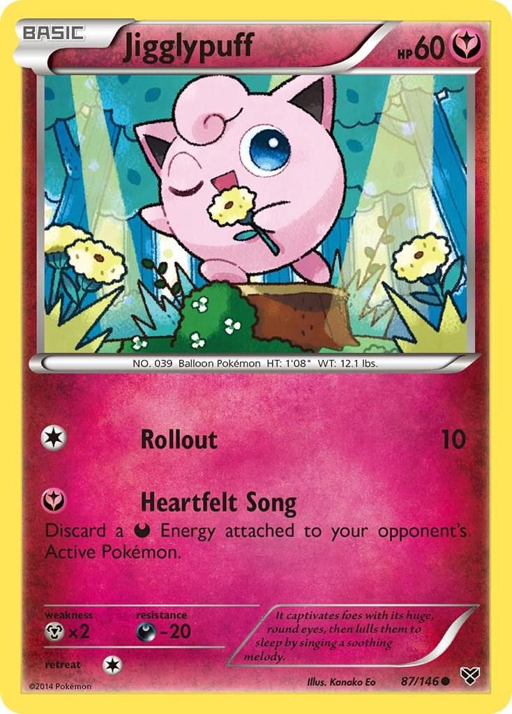 Jigglypuff #87 — Pokemon XY