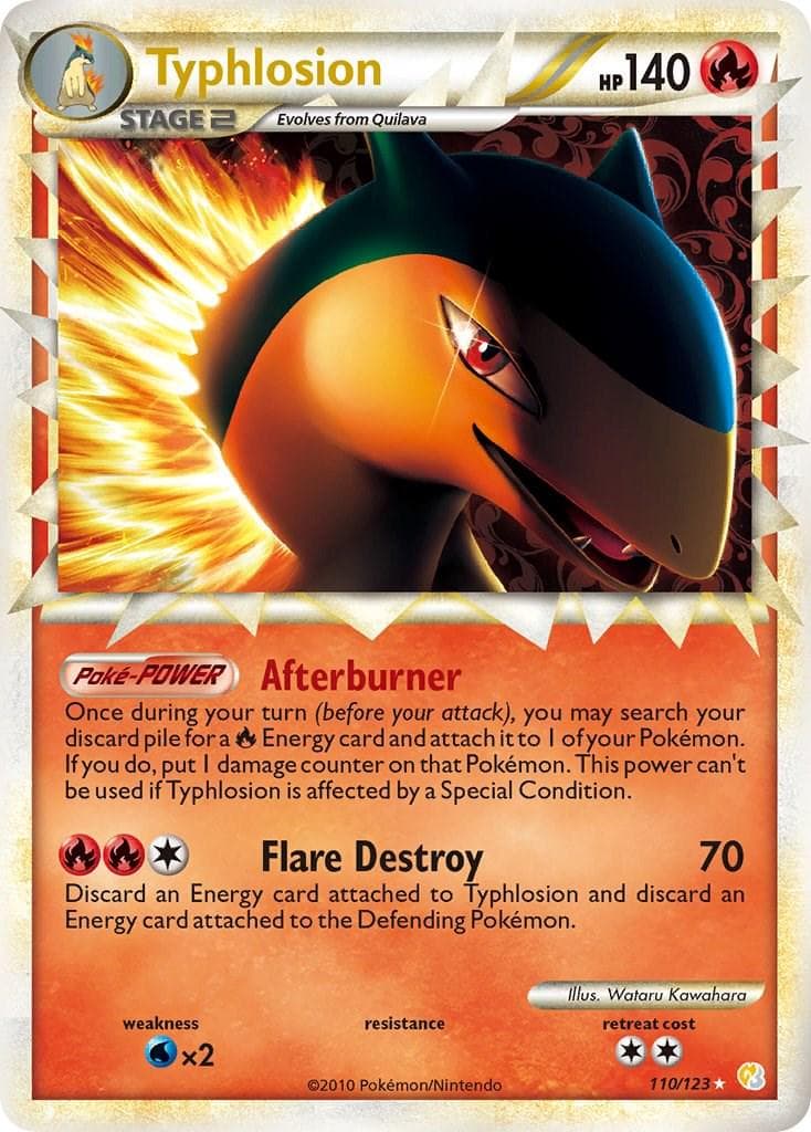 Typhlosion Prime #110 — Pokemon HeartGold & SoulSilver