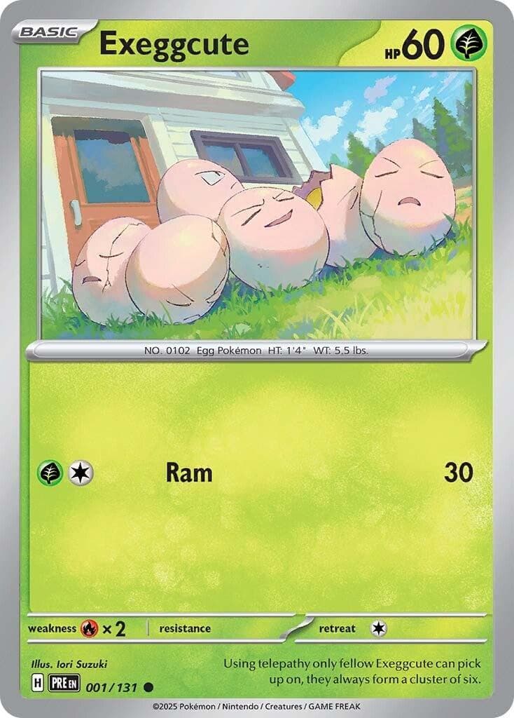 Exeggcute #1 — Pokemon Prismatic Evolutions