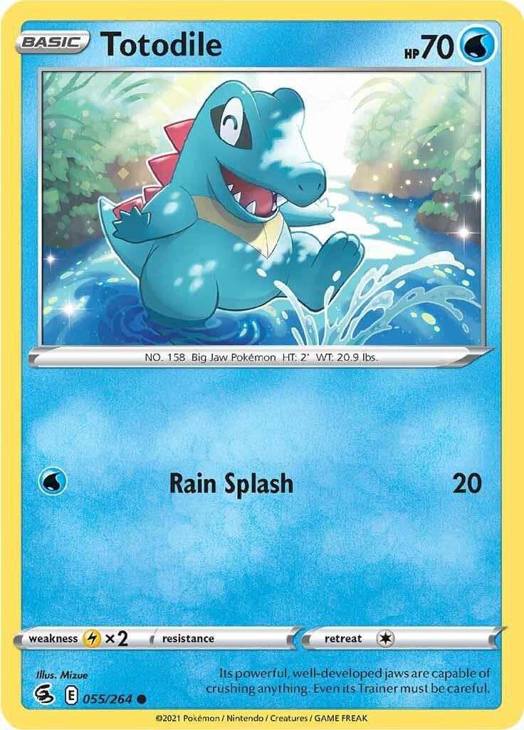 Totodile #55 — Pokemon Fusion Strike