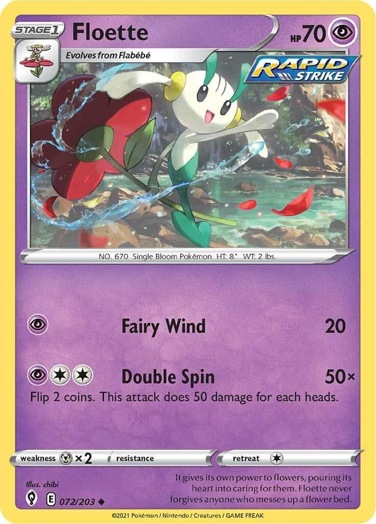 Floette #72 — Pokemon Evolving Skies