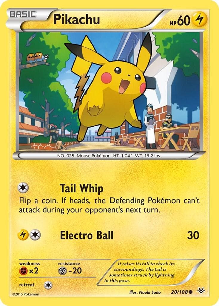 Pikachu #20 — Pokemon Roaring Skies