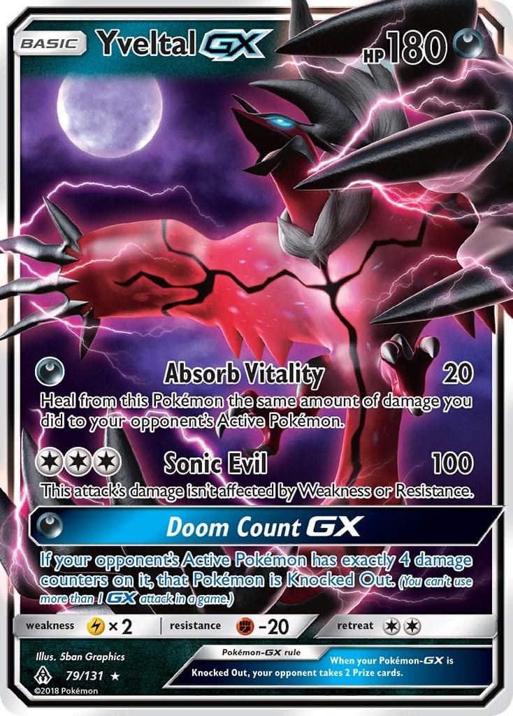 Yveltal-GX #79 — Pokemon Forbidden Light