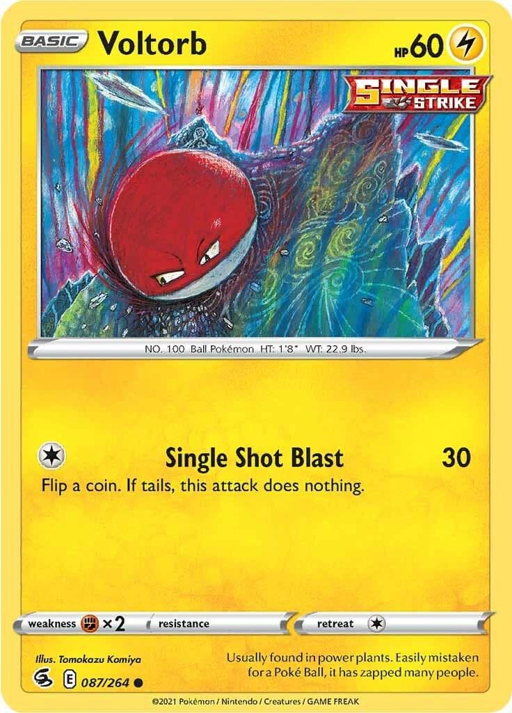 Voltorb #87 — Pokemon Fusion Strike