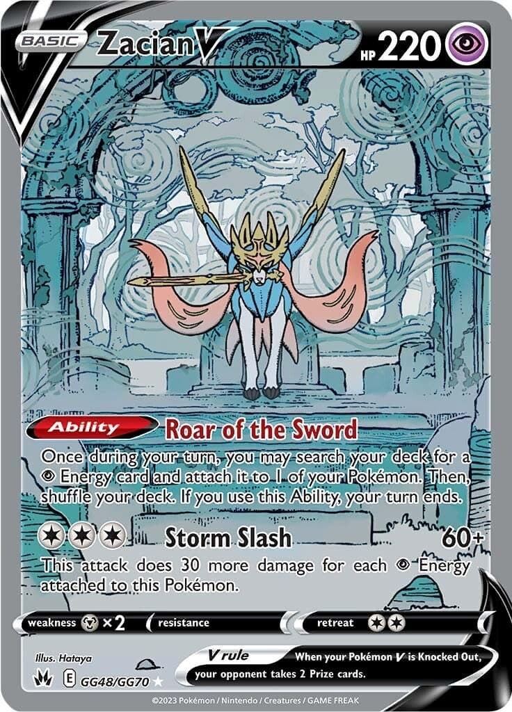 Zacian V #GG48 — Pokemon Crown Zenith