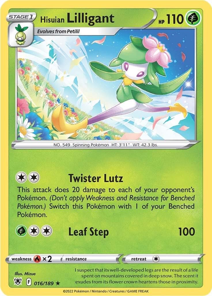 Hisuian Lilligant #16 — Pokemon Astral Radiance