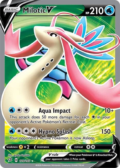 Milotic V #179 — Pokemon Rebel Clash