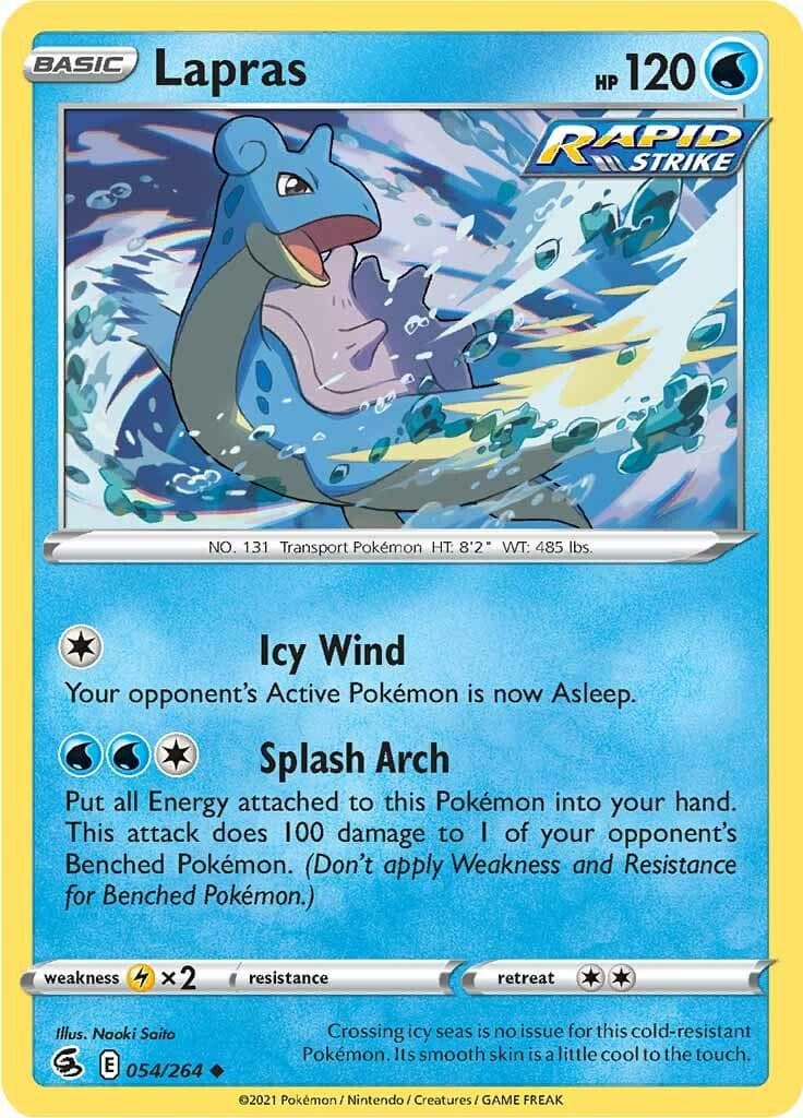 Lapras #54 — Pokemon Fusion Strike
