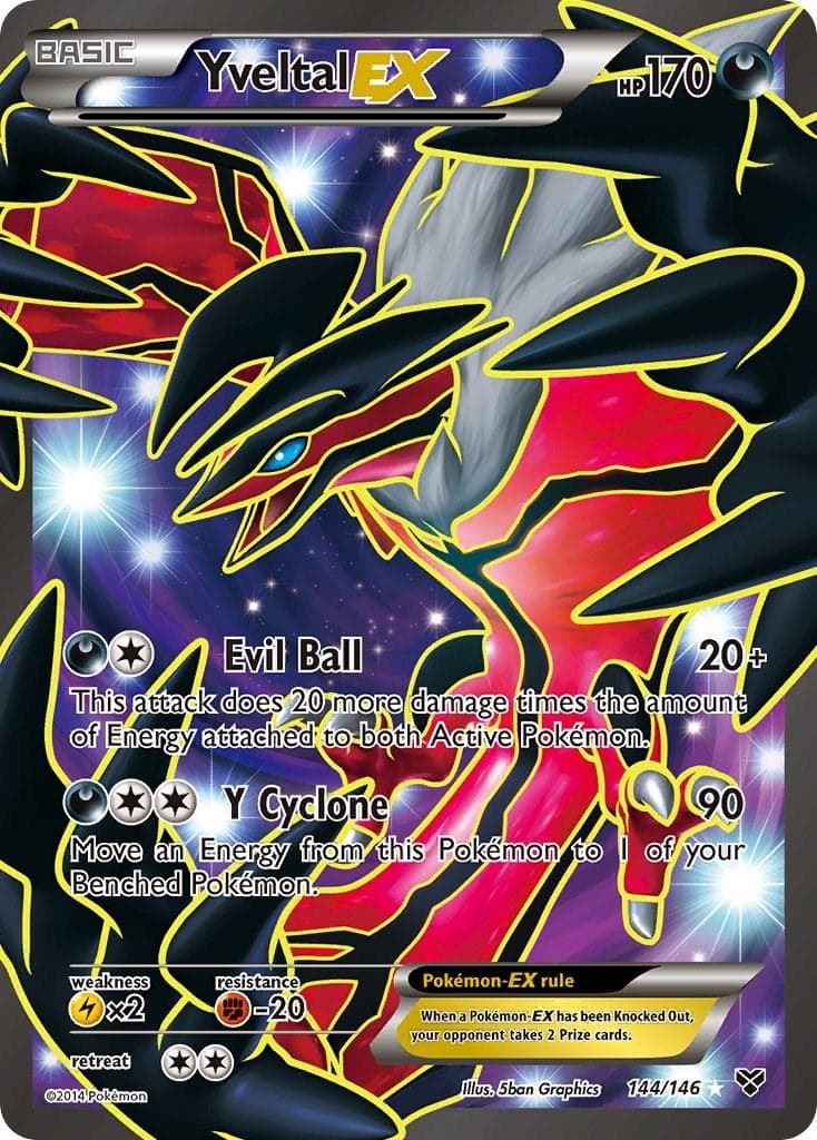 Yveltal EX #144 — Pokemon XY