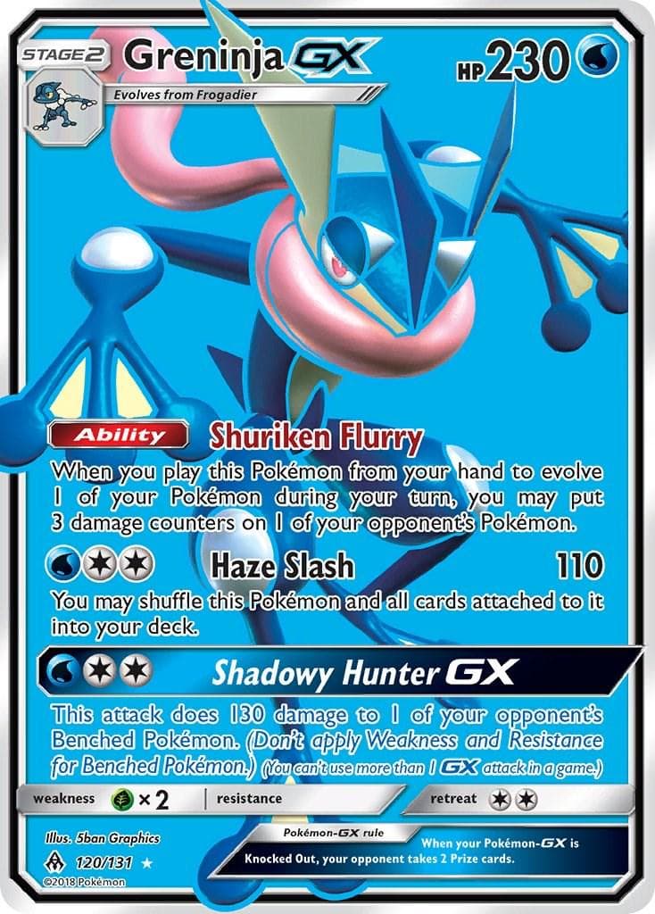 Greninja-GX #120 — Pokemon Forbidden Light