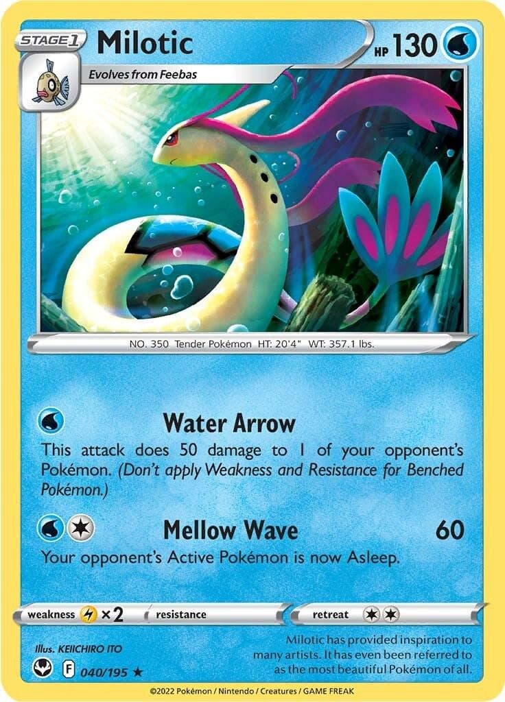 Milotic #40 — Pokemon Silver Tempest