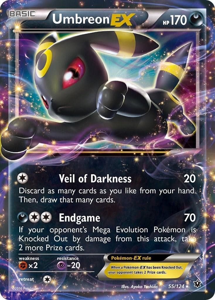 Umbreon EX #55 — Pokemon Fates Collide