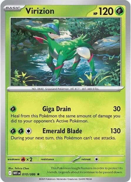 Virizion #10 — Pokemon White Flare