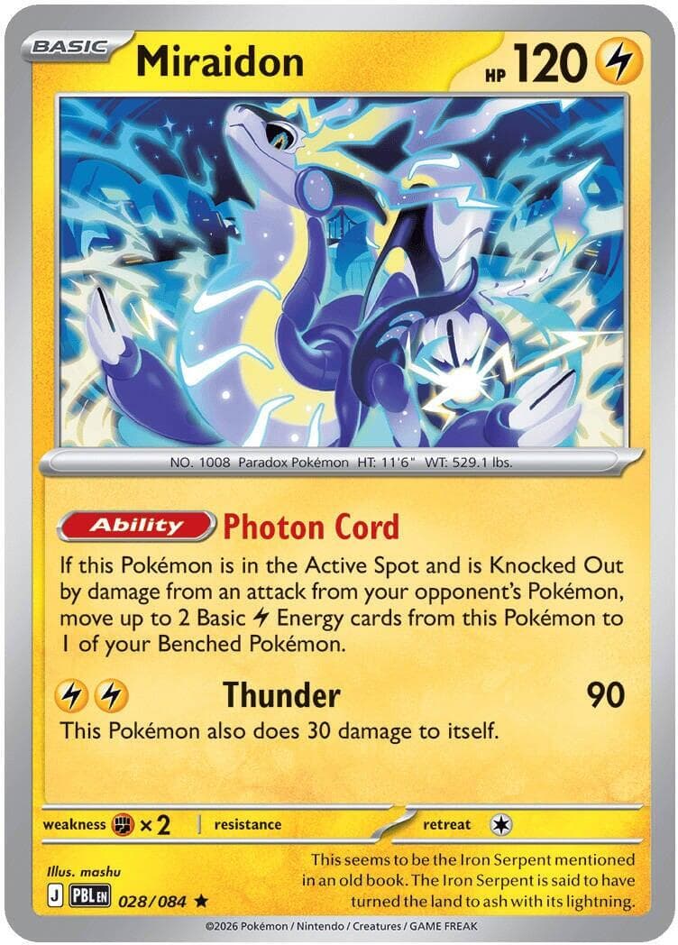 Miraidon #28 — Pokemon Pitch Black