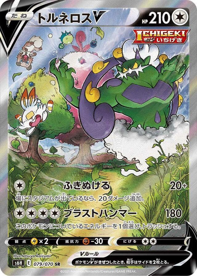 Tornadus V #79 — Pokemon Japanese Silver Lance