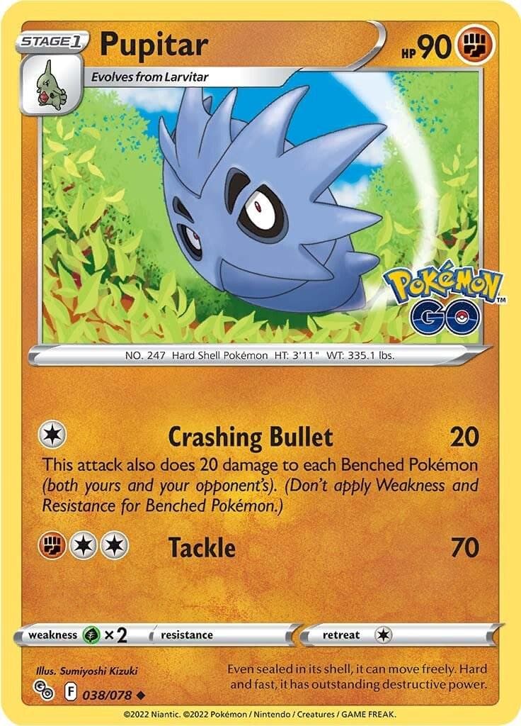 Pupitar #38 — Pokemon Go
