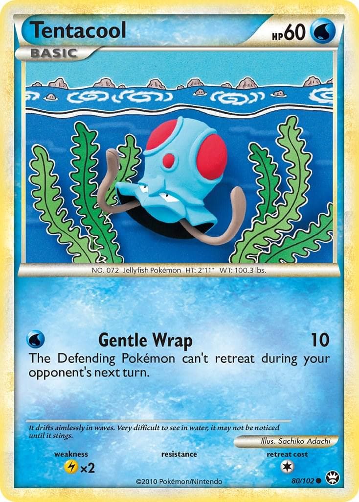 Tentacool #80 — Pokemon Triumphant
