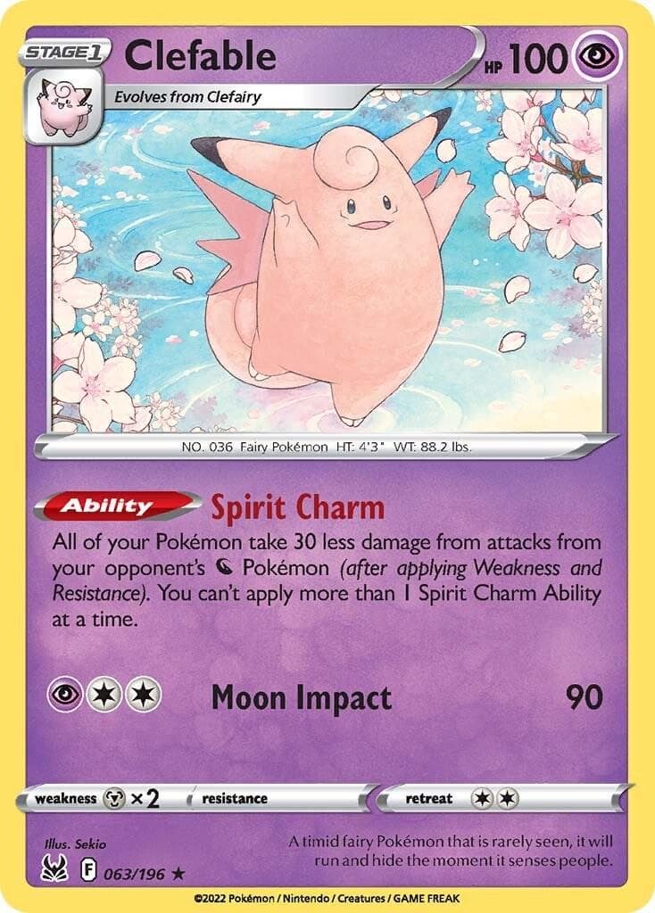 Clefable #63 — Pokemon Lost Origin