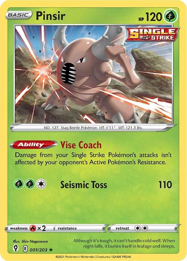 Pinsir #1 — Pokemon Evolving Skies