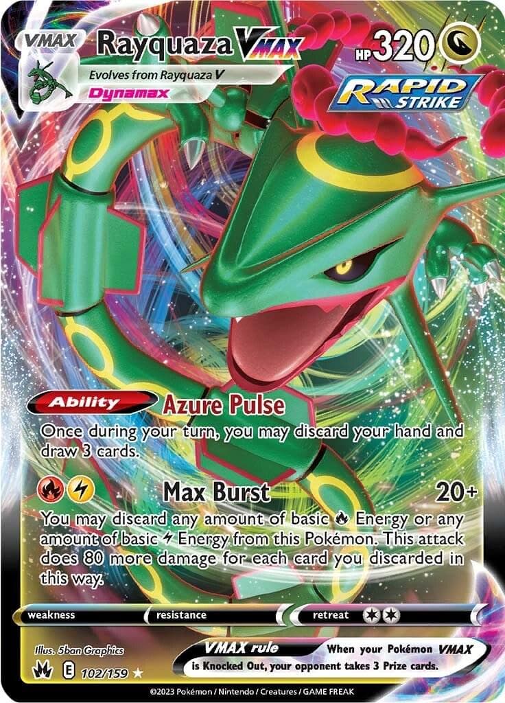 Rayquaza VMAX #102 — Pokemon Crown Zenith