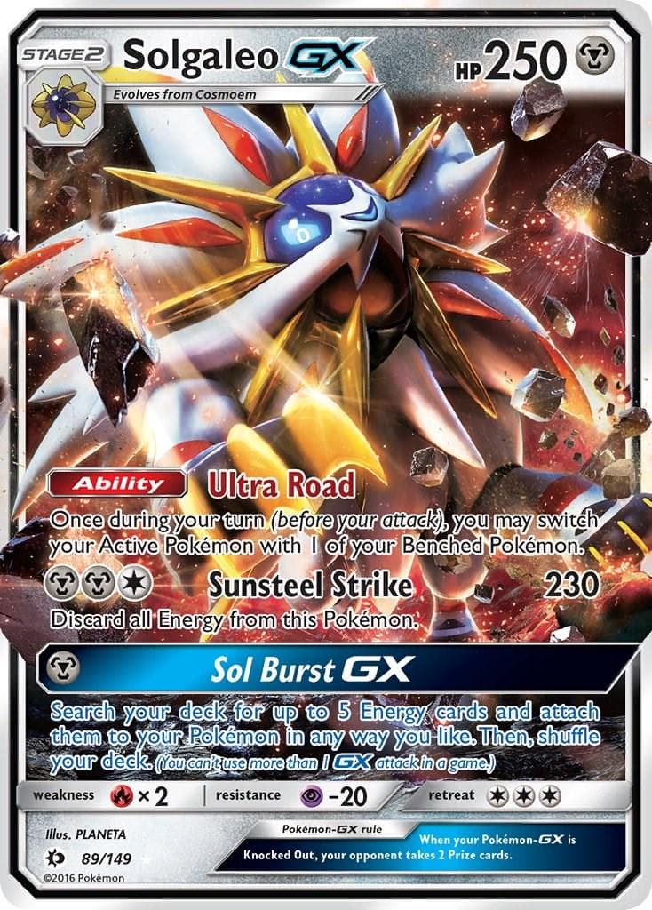 Solgaleo GX #89 — Pokemon Sun & Moon