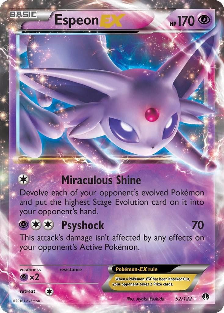 Espeon EX #52 — Pokemon BREAKpoint