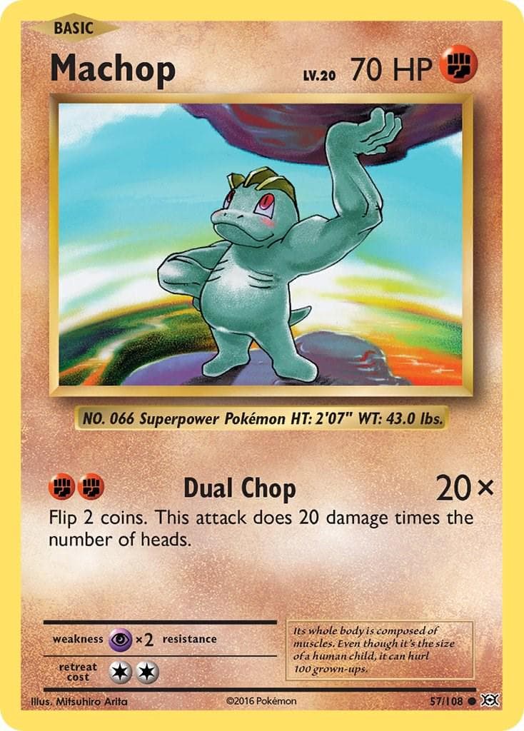 Machop #57 — Pokemon Evolutions