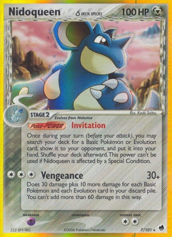 Nidoqueen #7 — Pokemon Dragon Frontiers