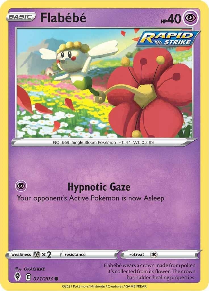 Flabebe #71 — Pokemon Evolving Skies