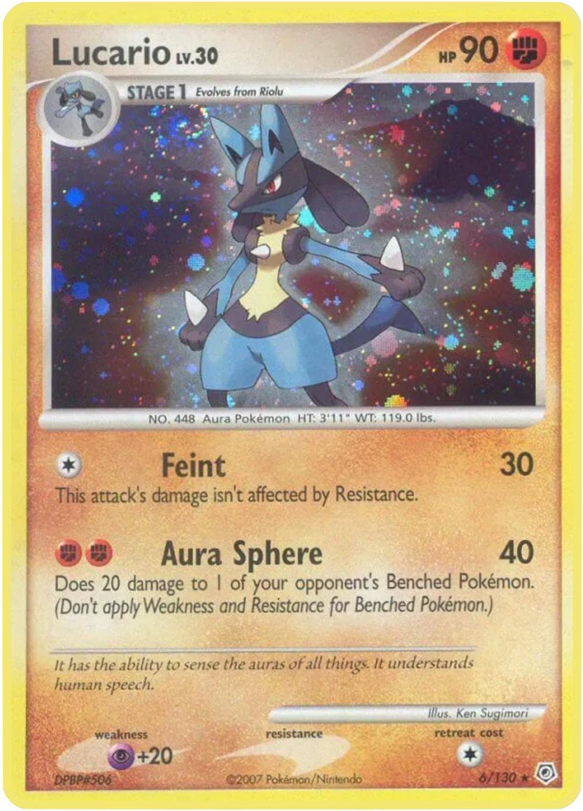 Lucario #6 — Pokemon Diamond & Pearl