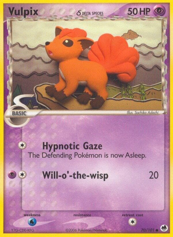 Vulpix #70 — Pokemon Dragon Frontiers
