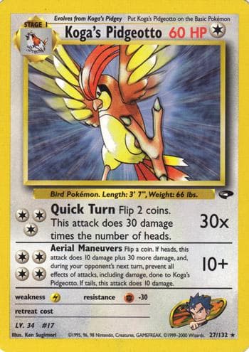 Koga's Pidgeotto #27 — Pokemon Gym Challenge