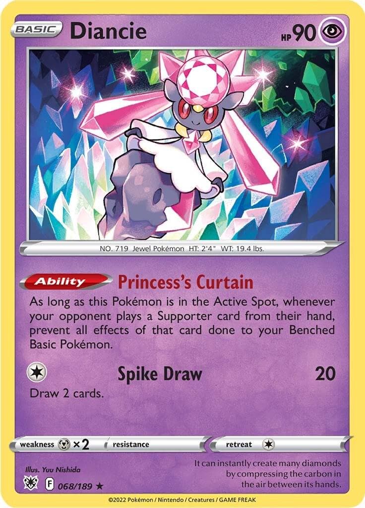 Diancie #68 — Pokemon Astral Radiance