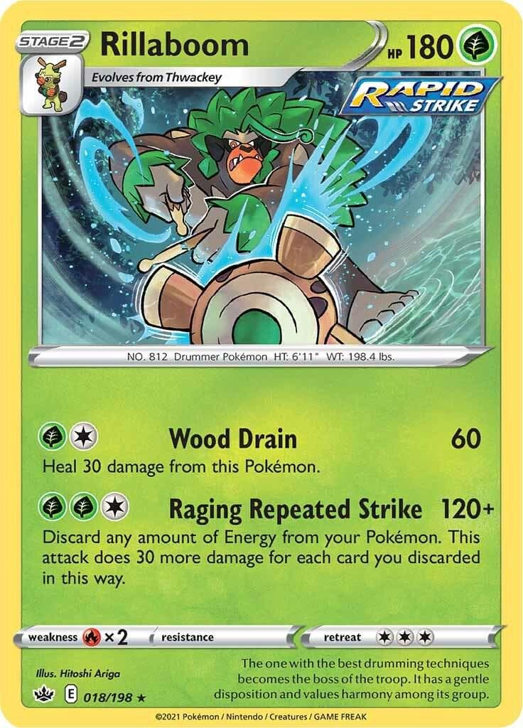Rillaboom #18 — Pokemon Chilling Reign