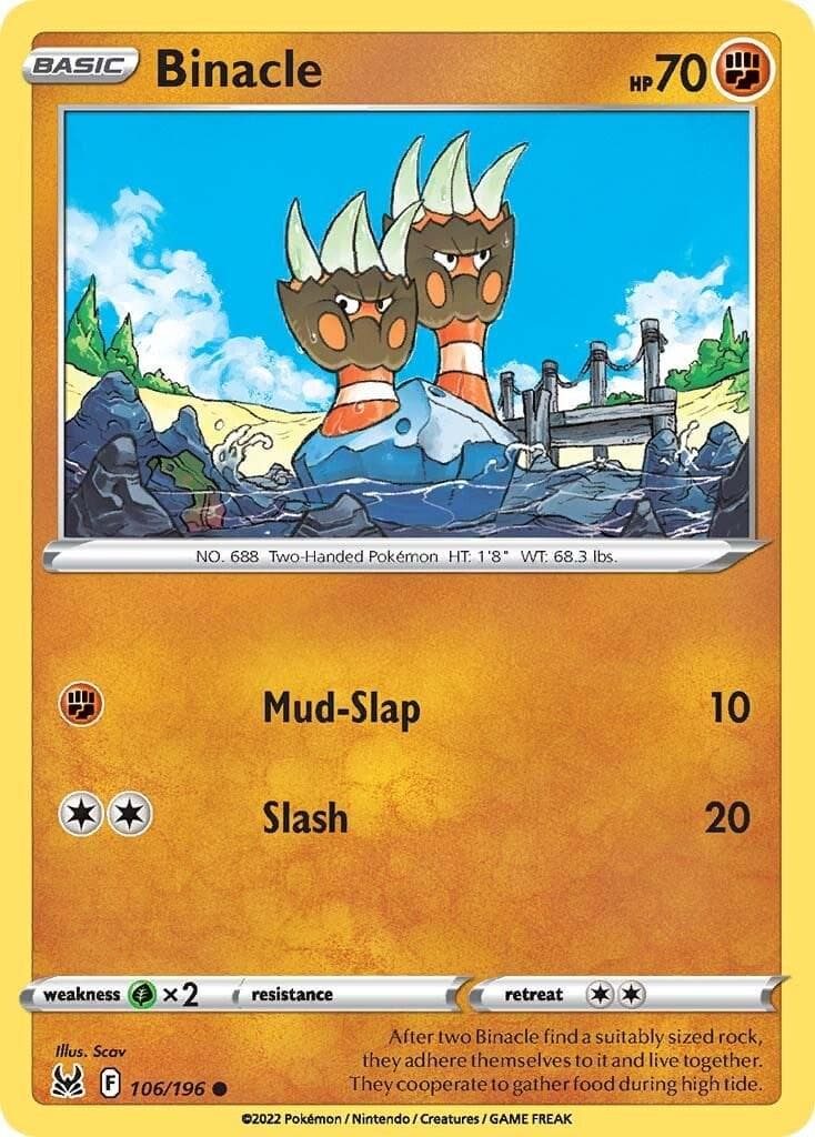 Binacle #106 — Pokemon Lost Origin