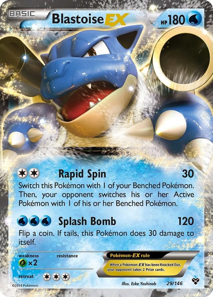 Blastoise EX #29 — Pokemon XY