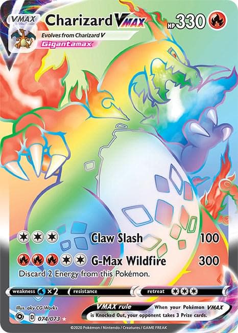 Charizard VMAX #74 — Pokemon Champion's Path