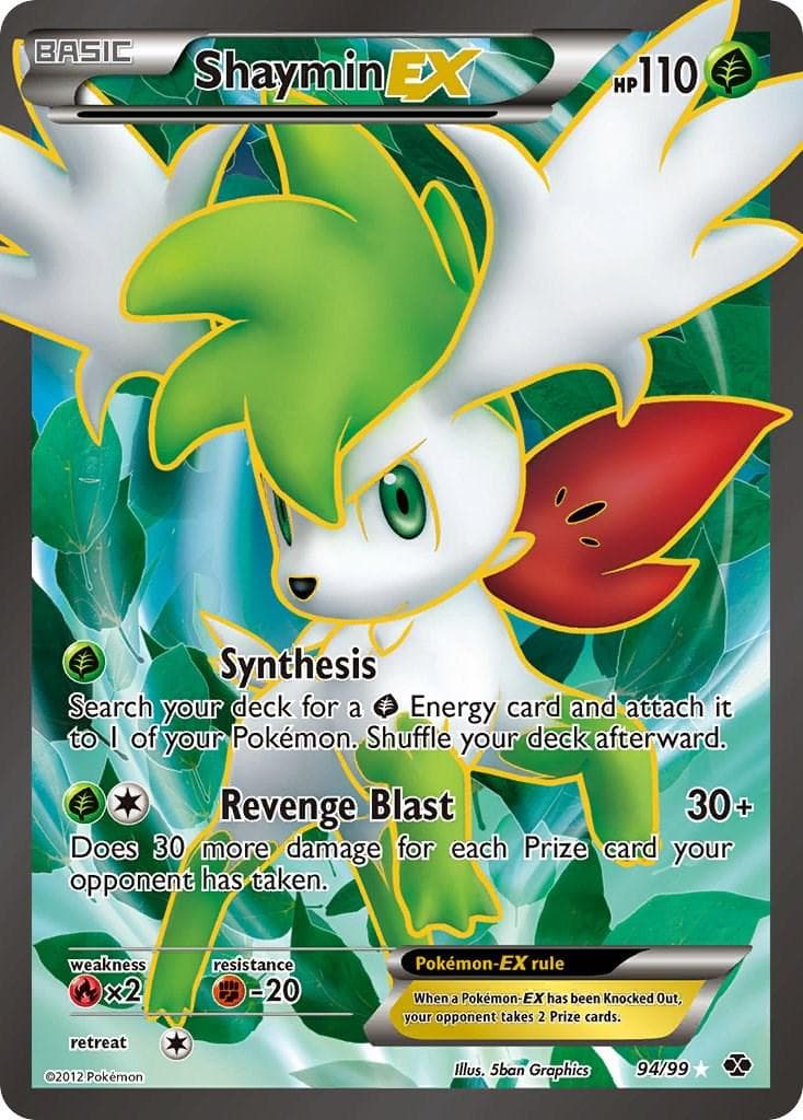 Shaymin EX #94 — Pokemon Next Destinies