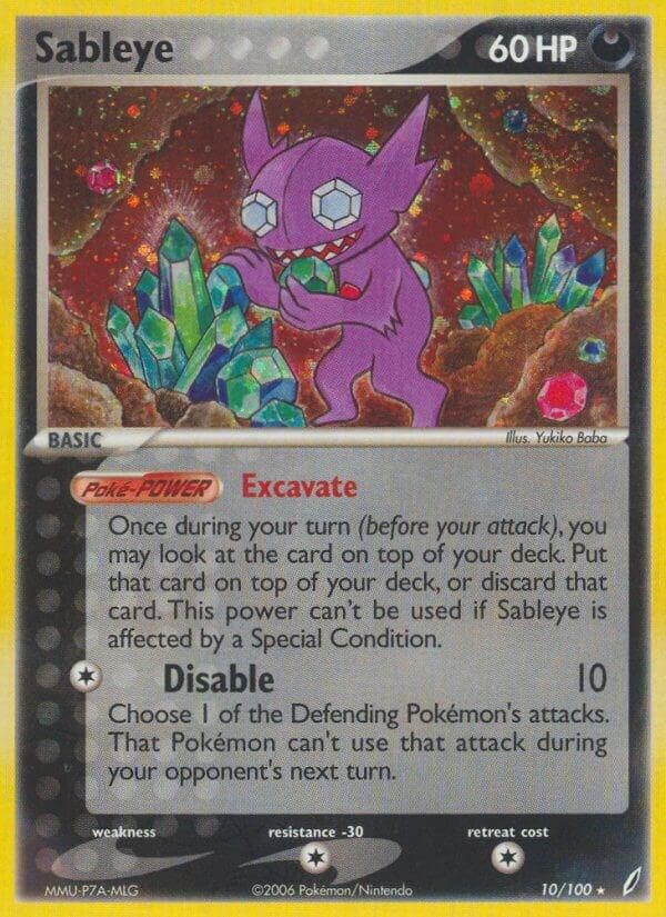Sableye #10 — Pokemon Crystal Guardians