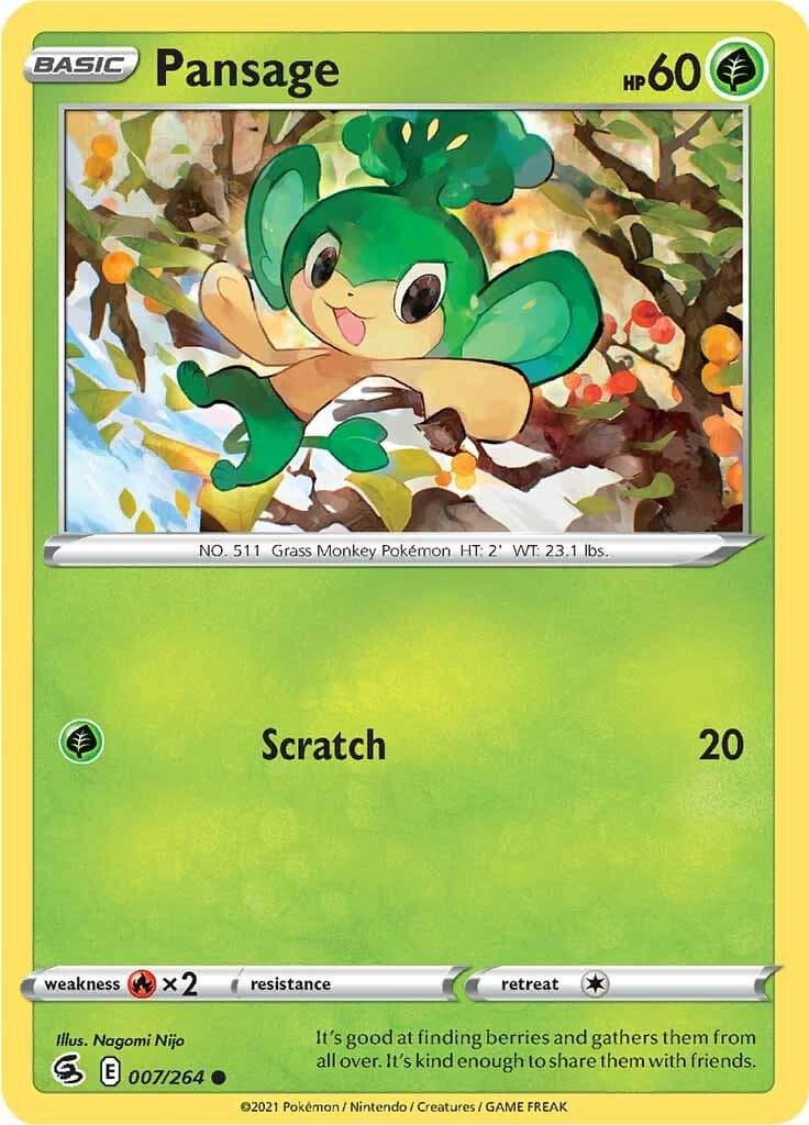 Pansage #7 — Pokemon Fusion Strike
