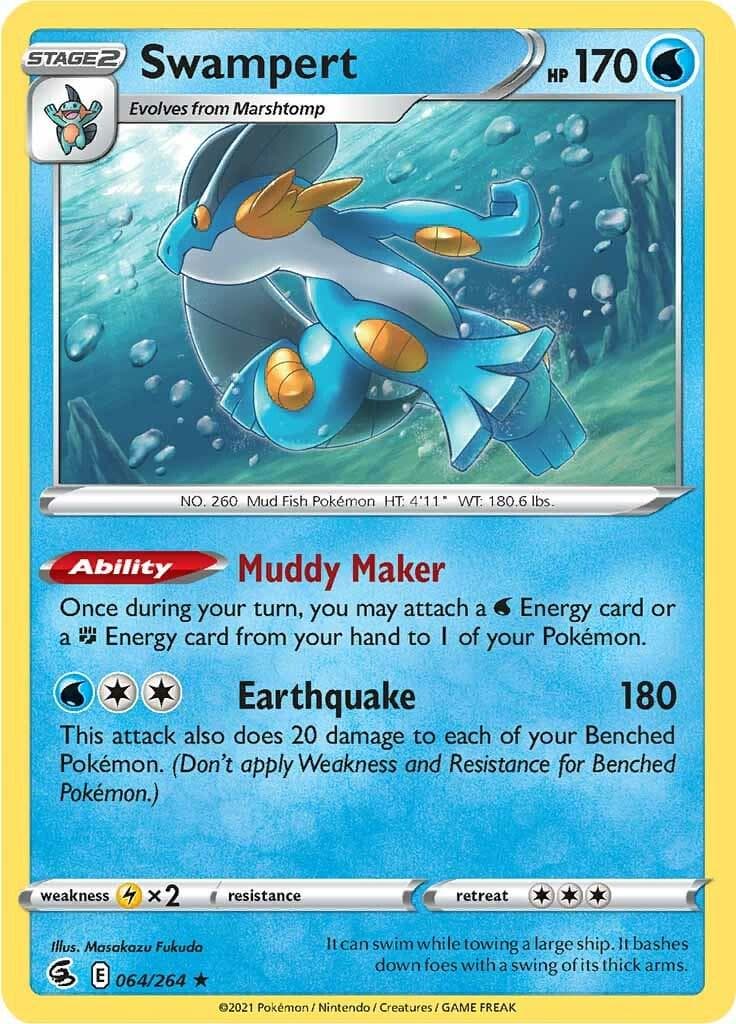 Swampert #64 — Pokemon Fusion Strike