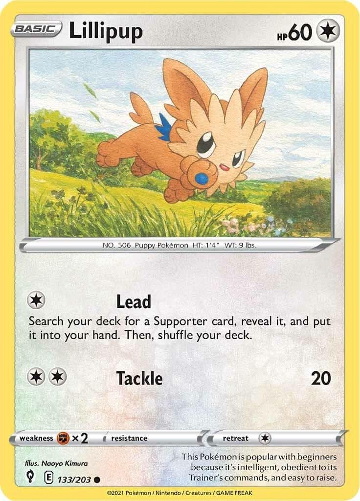 Lillipup #133 — Pokemon Evolving Skies