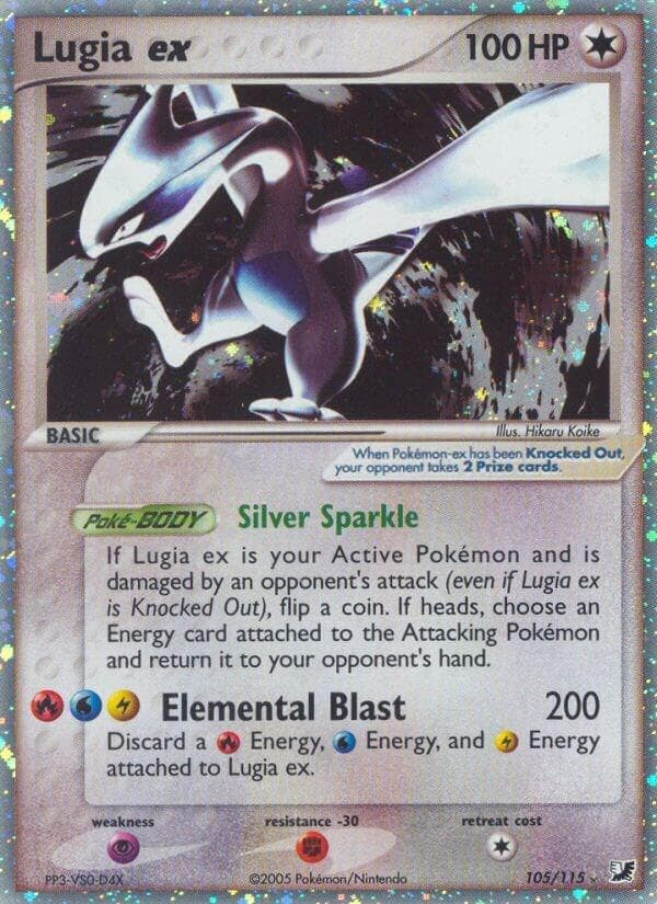 Lugia EX #105 — Pokemon Unseen Forces