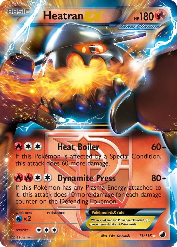Heatran EX #13 — Pokemon Plasma Freeze
