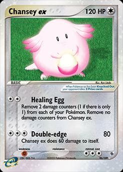 Chansey EX #96 — Pokemon Ruby & Sapphire