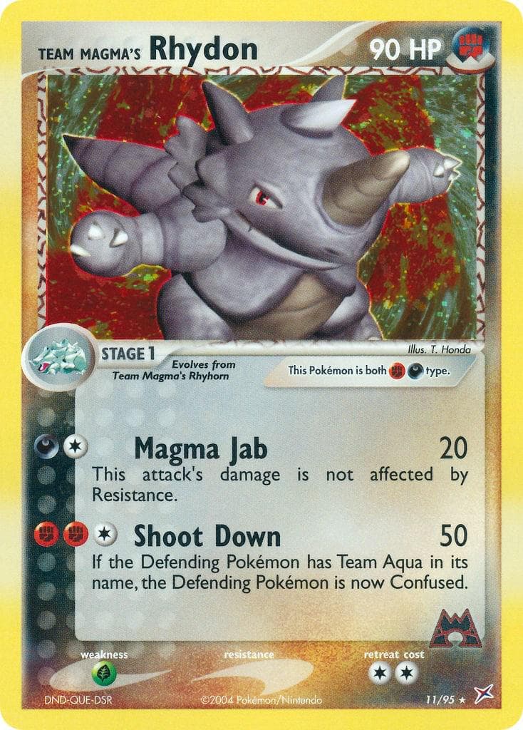Rhydon #11 — Pokemon Team Magma & Team Aqua