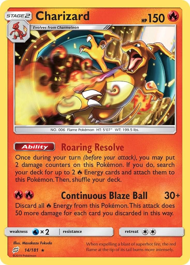 Charizard #14 — Pokemon Team Up