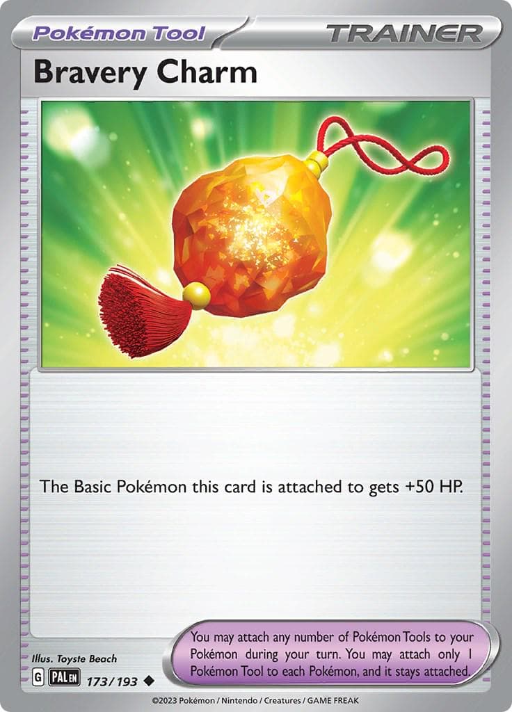 Bravery Charm #173 — Pokemon Paldea Evolved
