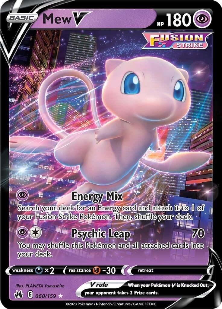 Mew V #60 — Pokemon Crown Zenith