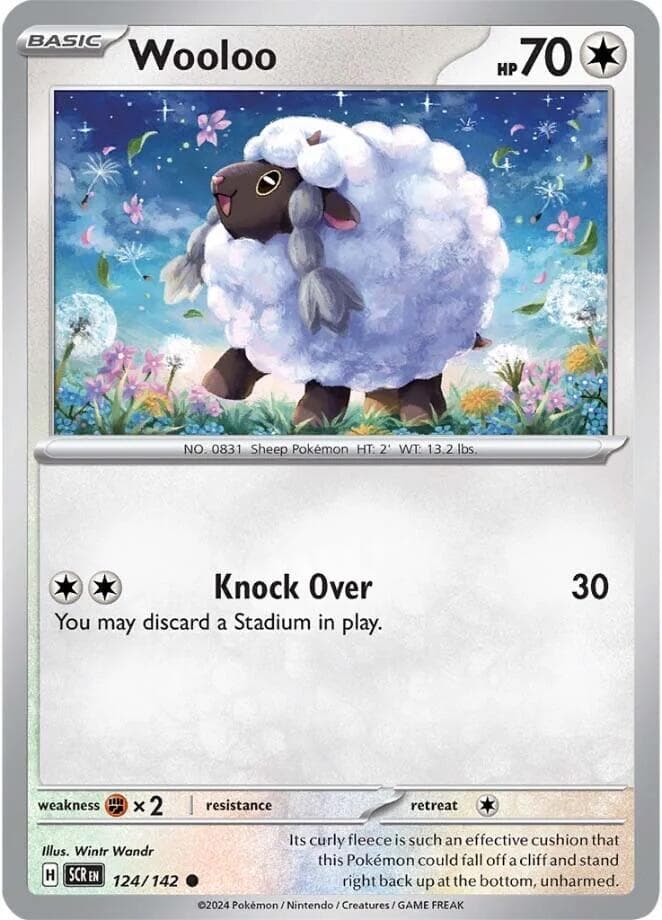 Wooloo #124 — Pokemon Stellar Crown